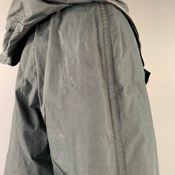 ANNETTE GOERTZ Size XS Black Polyester Hooded Layered Jacket - Picture 5 of 10